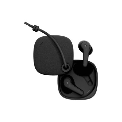 Moxedo True Wireless Earbuds S4 Bluetooth 300 mAh Charging Case with Built-in 4 Powerful Microphones, Black