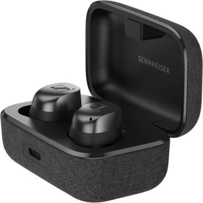 Sennheiser ACCENTUM Open True Wireless Earbuds-Smart Touch Controls, Black