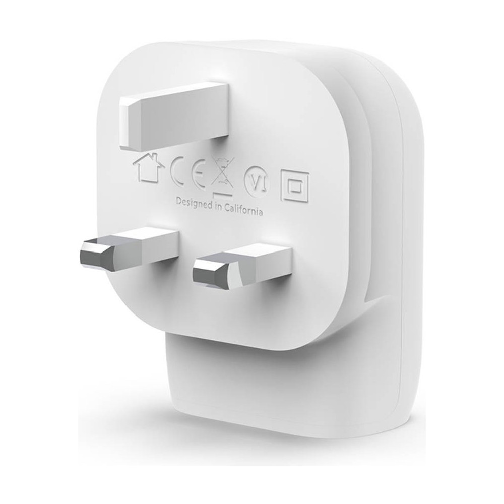 Belkin BoostCharge 30W PD Wall Charger, USB-C Cable with Lightning Connector, WCA005MY1MWH-B5