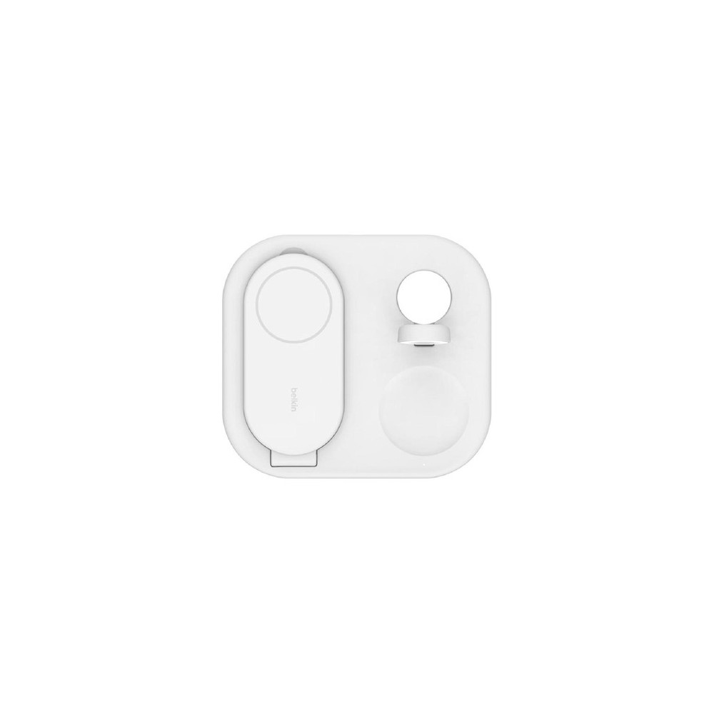Belkin BoostCharge 3-in-1 Wireless Charging Foldable Stand with Magnetic, WIZ029MYWH
