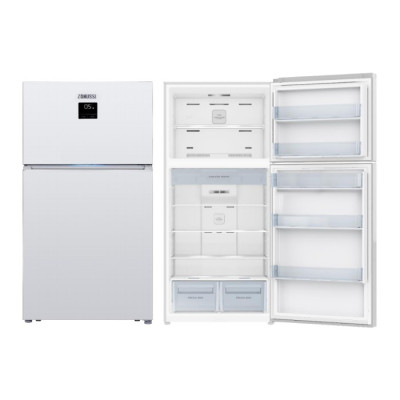 Zanussi 700L Top Mount Freezer Refrigerator, White - TZFRF700
