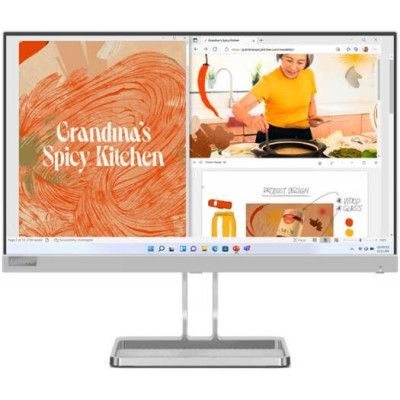 Lenovo L22i-40 Monitor, 21.5" FHD IPS Display, 75Hz Refresh Rate, 4ms (Extreme Mode) Response Time, 67AEKACBAE