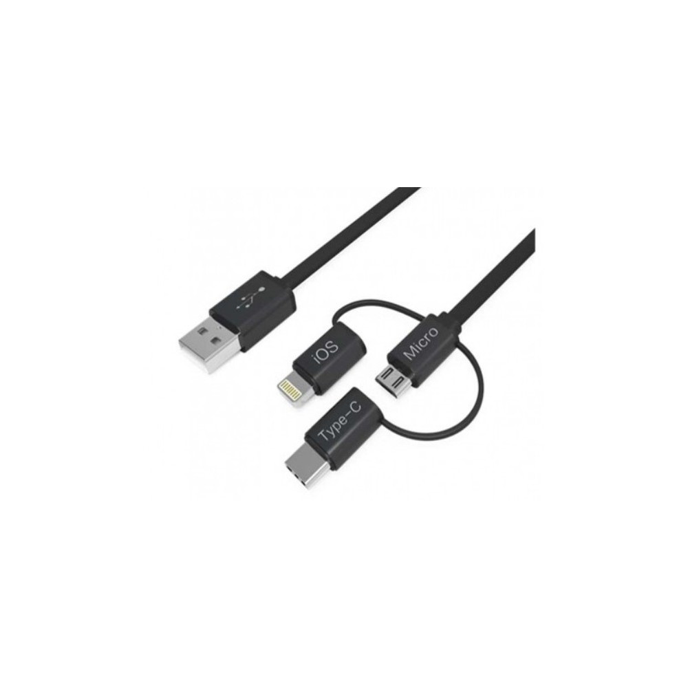 Cellairis Premium Nylon Cable Lightning 1M Black, M -NCL02415