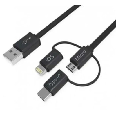 Cellairis Power Delivery Cable 3in1 - Black