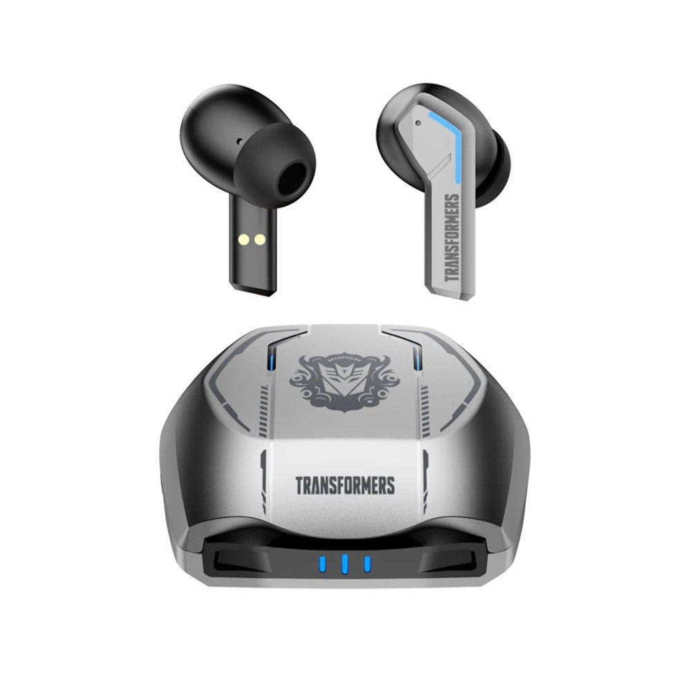 TRANSFORMERS TF-T06 TWS Earbuds - Silver
