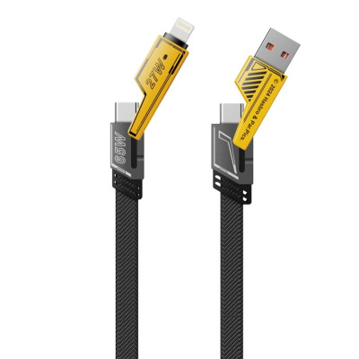 TRANSFORMERS TF-A09 PD 2-in-1 Quick Charge Braided Yellow