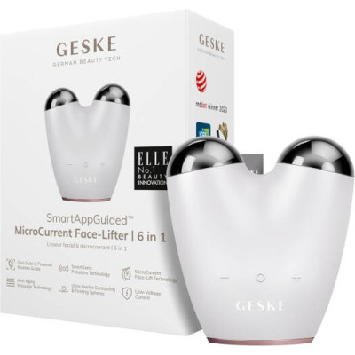 GESKE 6-in-1 Microcurrent Face-Lifter, Pink, GK000015PK01