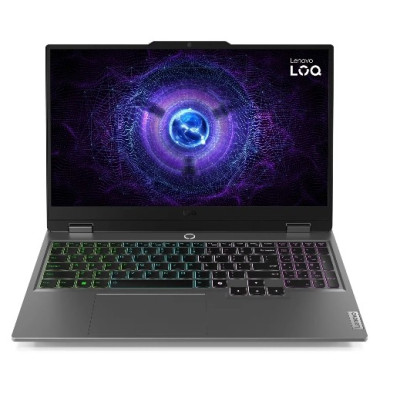 Lenovo LOQ 15IAX9 Gaming Notebook, 16 GB RAM, 512 GB SSD, Windows 11 Home, Luna Grey, 83GS00V2AX