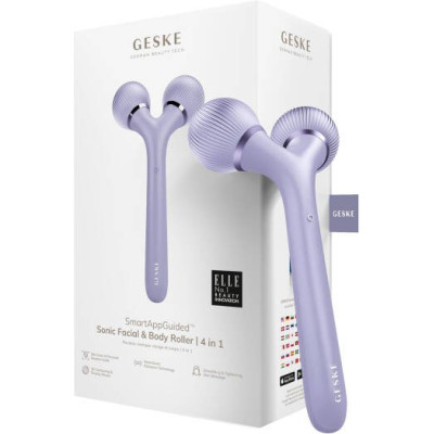 GESKE 4-in-1 Sonic Facial & Body Roller, Purple, GK000041PL01