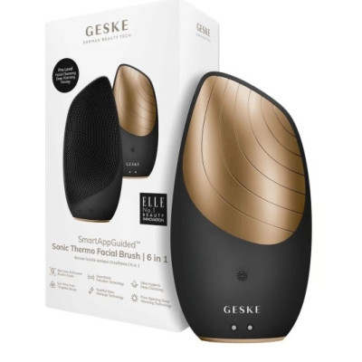 GESKE Sonic Thermo Facial Brush 6-In-1 Gray