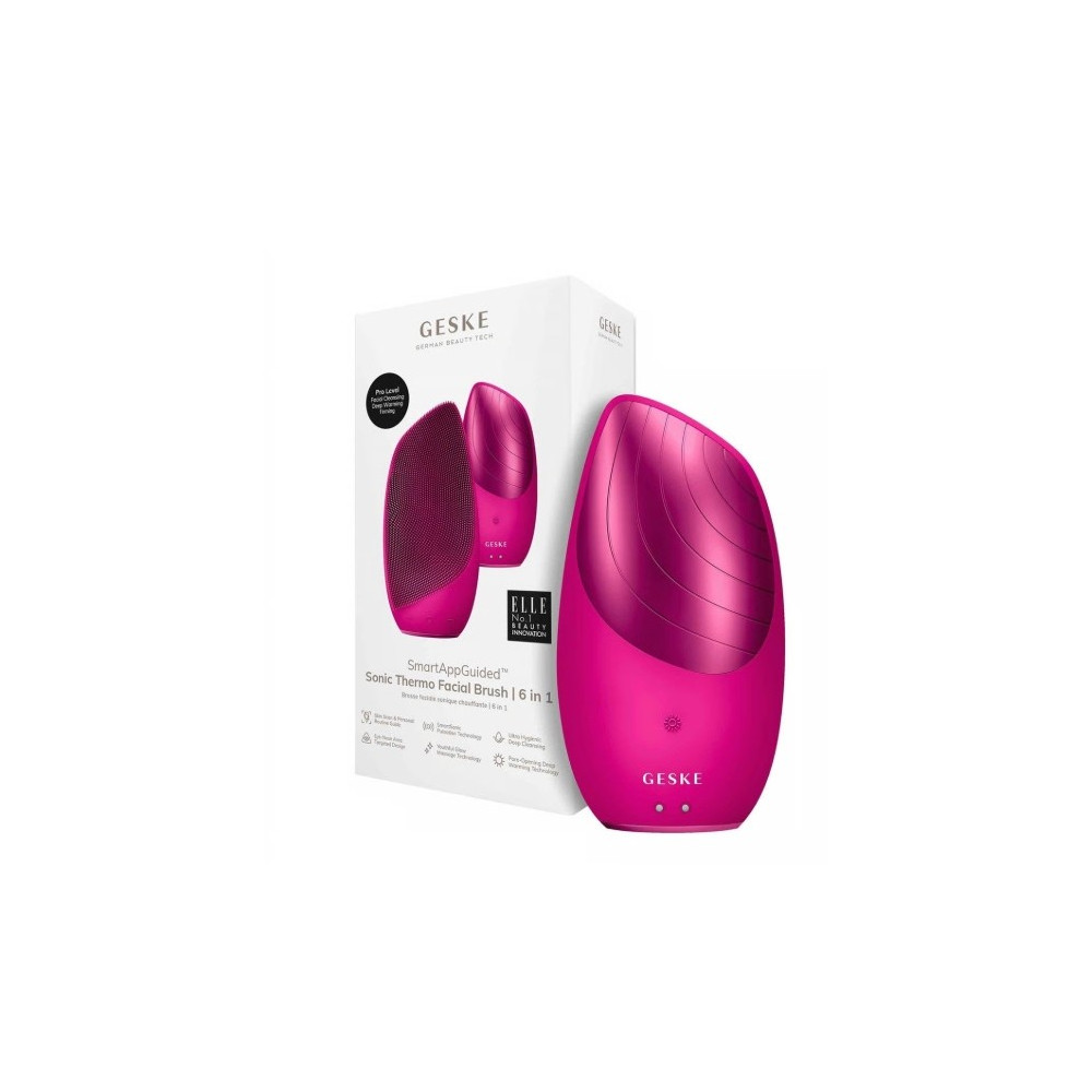 GESKE Sonic Thermo Facial Brush 6-In-1 Gray