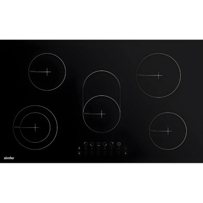 Simfer Built-in Ceramic hob, 4 ceramic zone, 60 cm, H 6040 DEBB-SMF01