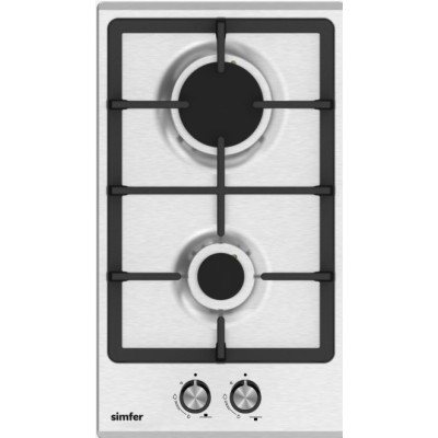 Simfer Built-in Gas hob, 2 gas burners, 30cm - SMFBHGFLT30