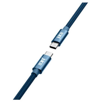 Juice USB Type-C to USB Type-C Braided 2m Charging Cable, Black, MJUAS00000009