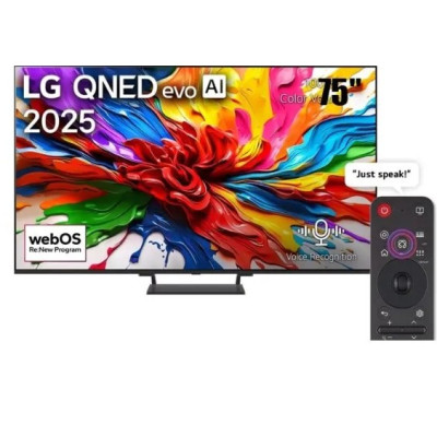 LG 75" QNED 4K Smart TV, Black, 75QNED93A6A