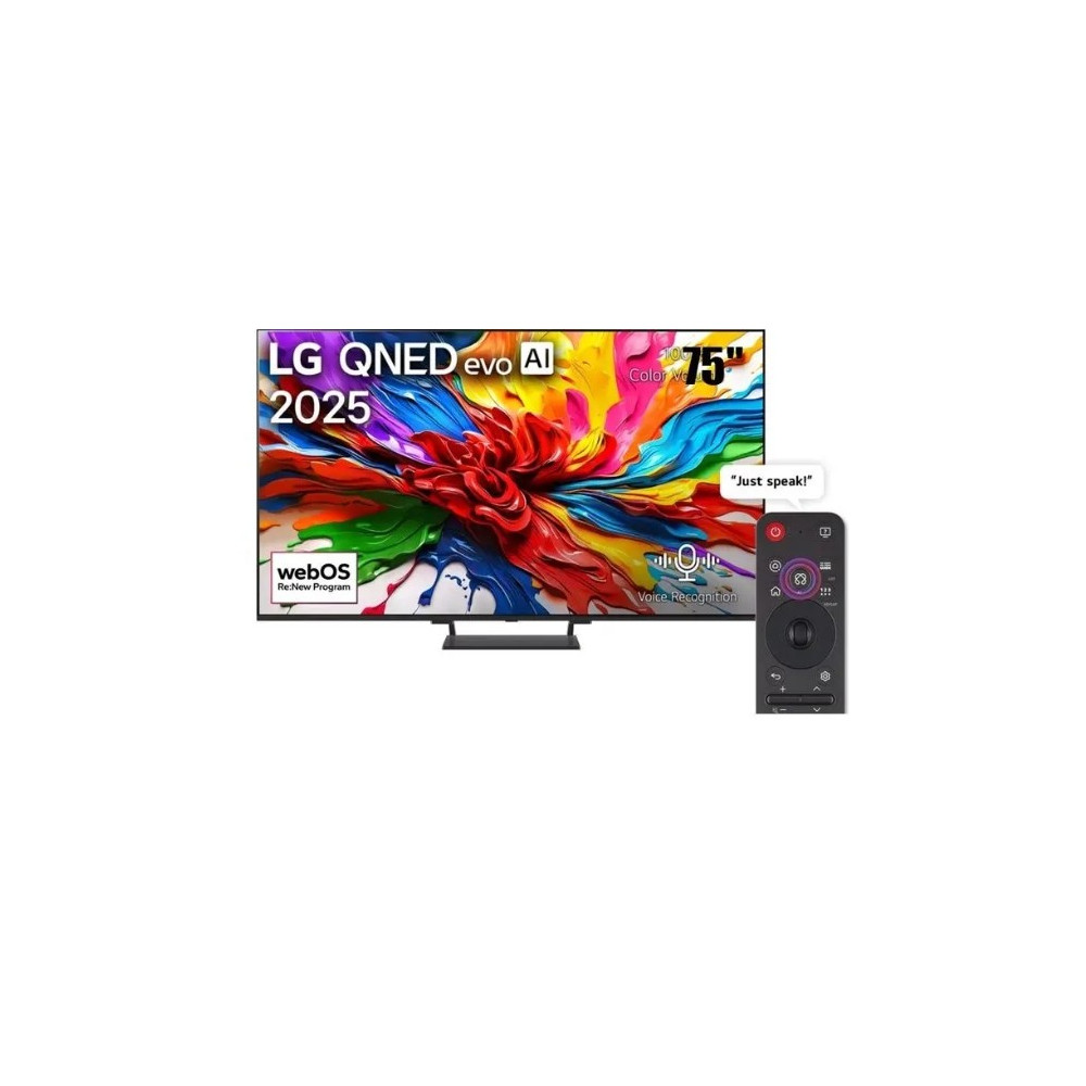 LG 75" QNED 4K Smart TV, Black, 75QNED93A6A