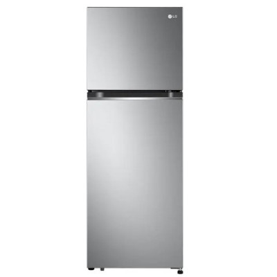 LG Double Door Refrigerator, 243L, Platinum Silver, GR-B355PLMB