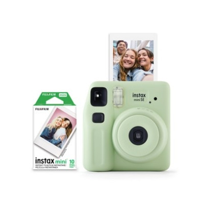 Fujifilm Instax Mini 12 Camera (Mint Green) + Case + Instax Mini Instant Film