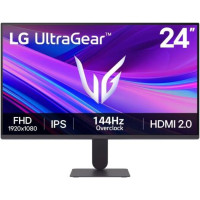 LG UltraGear 24G411A Gaming Monitor, 24" IPS Display, FHD Resolution, 144Hz Refresh Rate