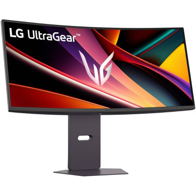 LG UltraGear G6 Gaming Curved Monitor, 32" VA Display, QHD Resolution, 180Hz Refresh Rate, 32G600A-B