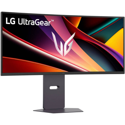 LG UltraGear G6 Gaming Curved Monitor, 32" VA Display, QHD Resolution, 180Hz Refresh Rate, 32G600A-B