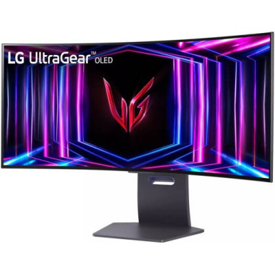 LG 34GS95QE-B Curved Gaming Monitor, 33.9" WQHD OLED Display, 240Hz Refresh Rate