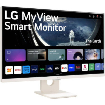 LG 27U511SA-W Smart Wireless Monitor, 27" Full HD IPS Display, 100Hz Refresh Rate