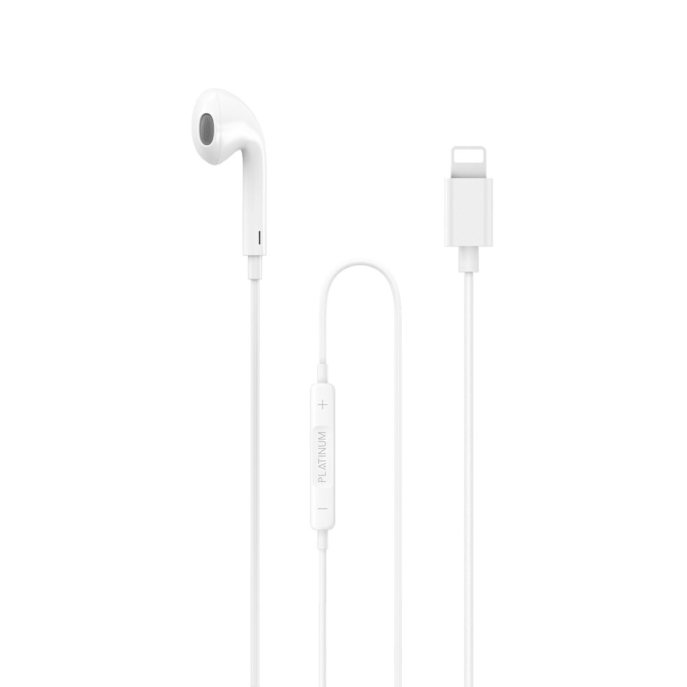 Platinum VITAL Series Lightning Stereo Earphone - White