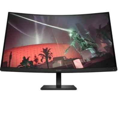 HP Omen 31.5-Inch UHD (3840 x 2160) IPS 144Hz 1ms Smart Gaming Monitor - Black, 99Z68AS