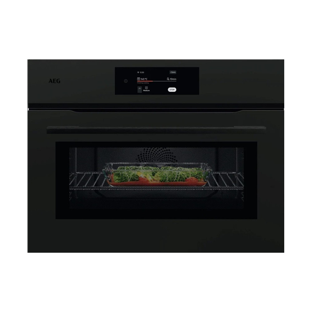 AEG - Built-in microwave-oven, 44L, Matt Black, 1000W - NKK8A701T