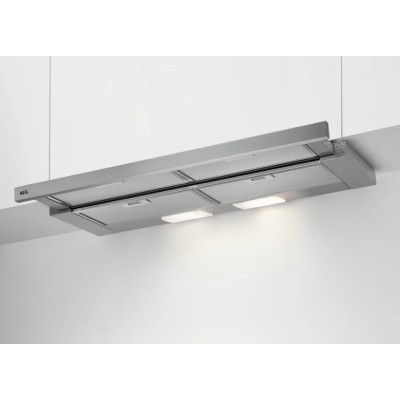 AEG - Chimney Hood, 90cm, touch on Glass, Black - GV77D91SB
