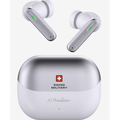 Swiss Military Delta-Ai Premium Ai+ Translation Tws Earjoy App - Black