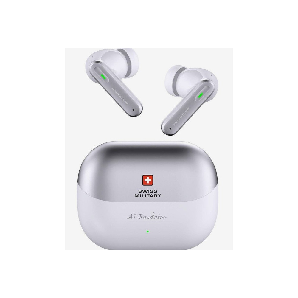 Swiss Military Delta-Ai Premium Ai+ Translation Tws Earjoy App - Black