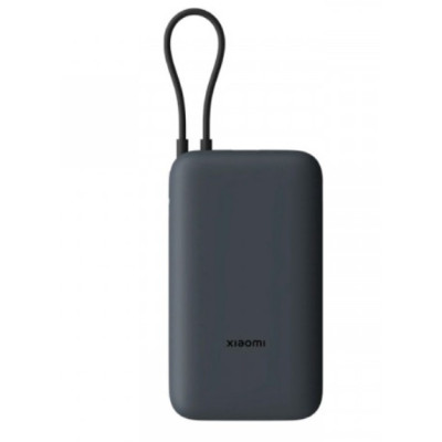 Xiaomi Power Bank 20000mAh with Integrated USB C Cable, BHR9740GL - Dark Gray