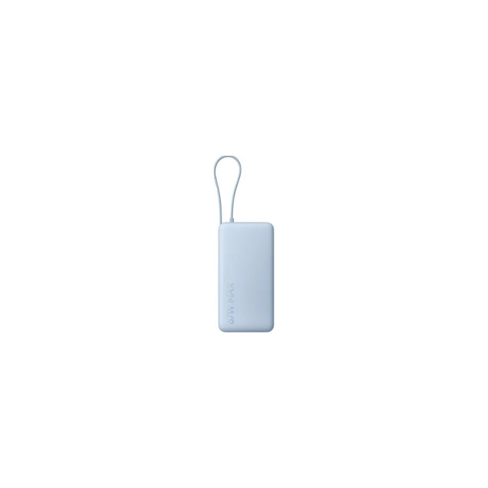 Xiaomi 67W Power Bank 10000mAh with Integrated USB-C Cable, BHR08NZGL - Ice Blue