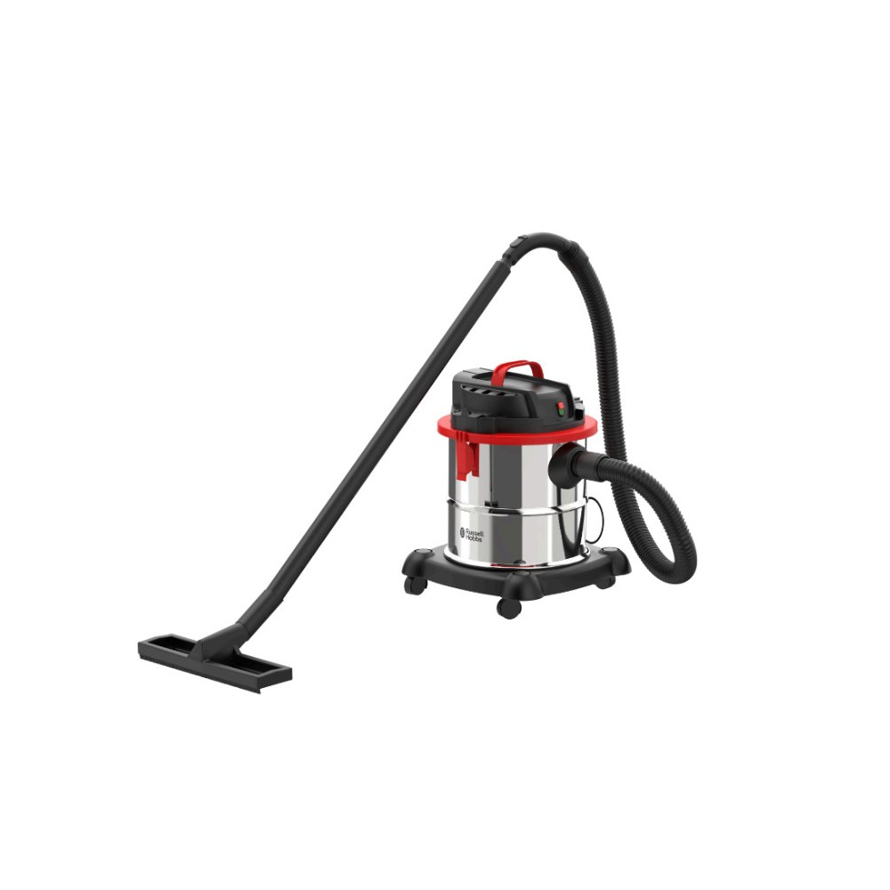 Russell Hobbs 20L Wet & Dry Drum Vacuum 1200W Metal Tank - K411F