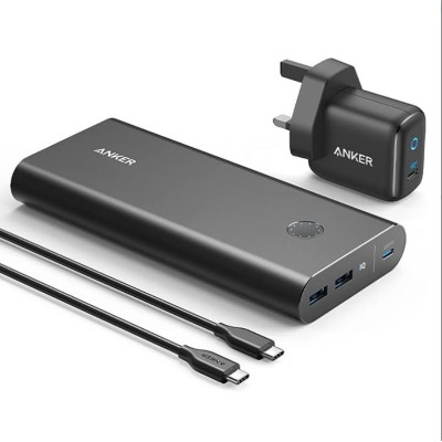 Anker PowerCore+ 26800mAh PD 45W with 30W PD Charger