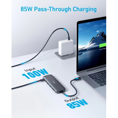 Anker Nano Powerbank 5000mAh 12W Built In Lightning Connector A1645H11 - Black