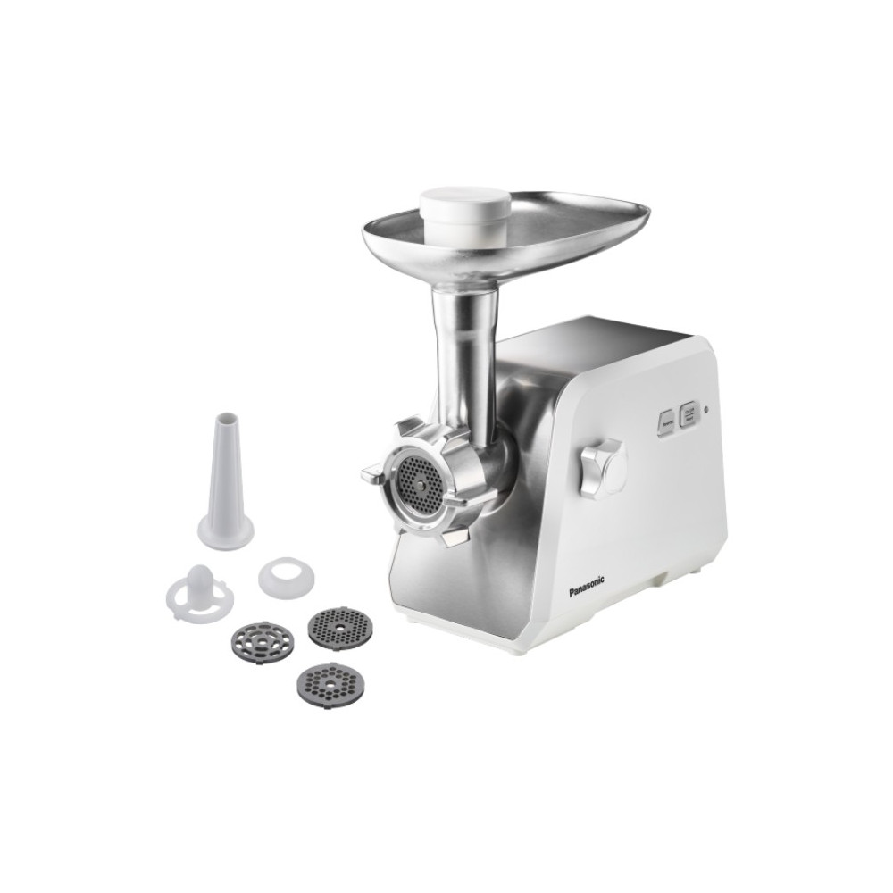 Panasonic 1700W Motor Meat Grinder with Blade, White - MK-GX1711WTZ