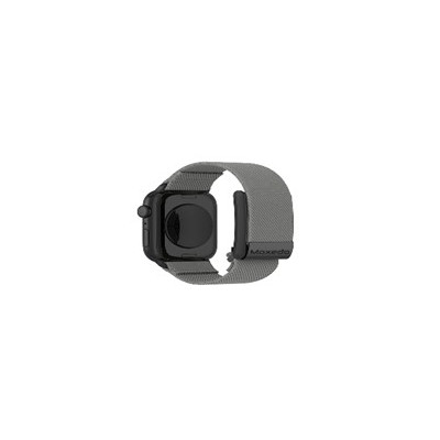 Moxedo Hybrid fit-weave Nylon Braided Band For iWatch & WH 4.0- GREY