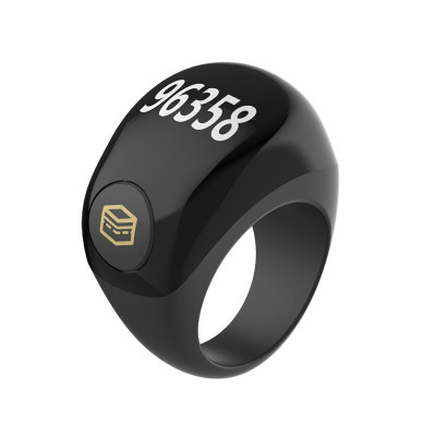 EQUANTU TASBEEH RING 3 IN 1 (QB809)-BLACK
