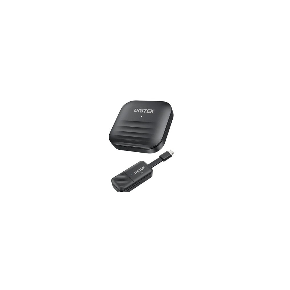 Unitek USB-C Wireless HDMI Extender Kit, FHD 1080p, 60Hz, V1184A01 - Black