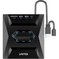 Unitek 5-in-1 External Optical Drive with USB Hub