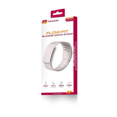 Moxedo Whoop 5.0 Flow-Fit Silicone Watch Strap - Beige