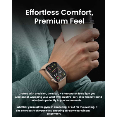 Moxedo Mevo+ Smart Watch for Android & iOS with 2.01" AMOLED Display