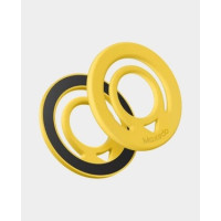 Moxedo Jello-Mag Dual Sided Magnetic Ring Holder Yellow