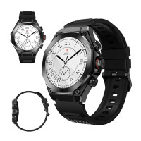 Swiss Military DOM 6 Smartwatch - Black With Black Silicone Strap