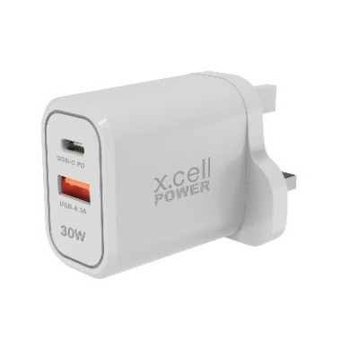 X.Cell Charger HC-30W-1A1C-PD-White