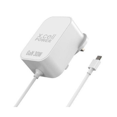 Xcell Power Up Fast And Safely Gan 30W Super Charger With Type C Connector 1.5M