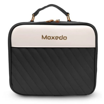 Moxedo 2 in 1 Portable Make-up Bag with Built-in LED Lighting Mirror (Black)